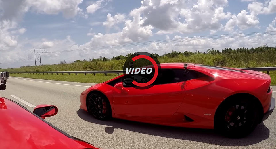 Tuned 720HP Ford GT Is In For A Surprise Against Stock Lambo Huracan
