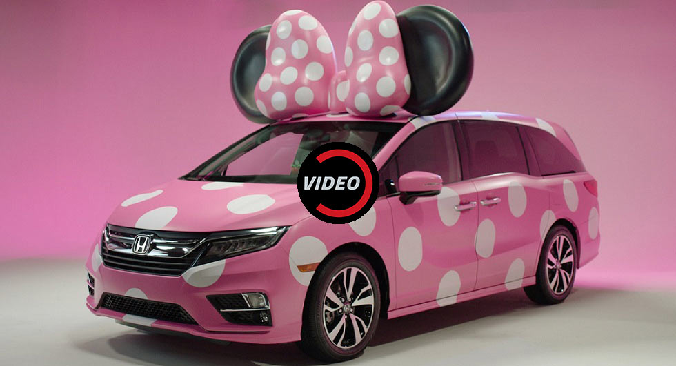  Honda Odyssey And Disney Create A One-Off Minnie Van
