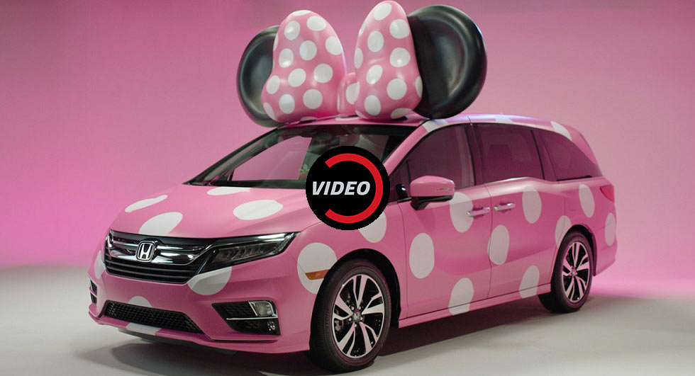 Honda Odyssey And Disney Create A One-Off Minnie Van