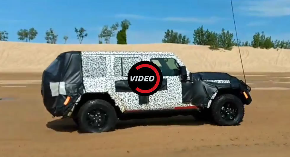  2018 Jeep Wrangler Caught Testing At The Silver Lake Sand Dunes