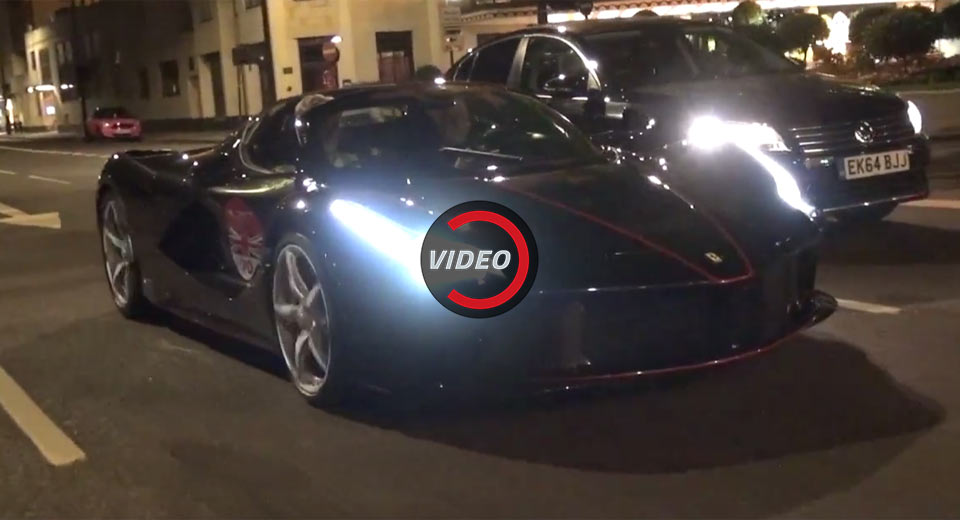 LaFerrari Aperta Cruises London’s Early Morning Streets