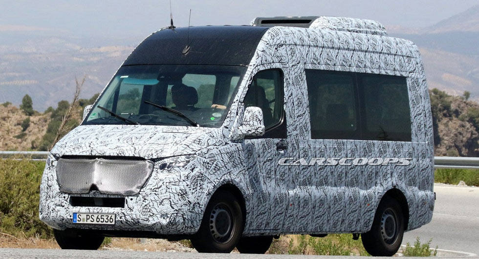  New Mercedes Sprinter Scooped In Spain, Will Be Offered As An EV
