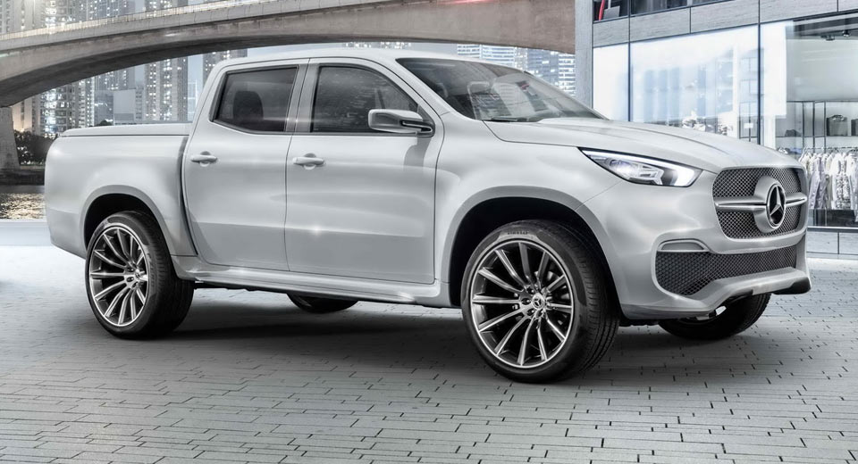  Watch Mercedes X-Class Pickup Truck Live Debut At 1:10 PM EST / 7:10 PM CEST