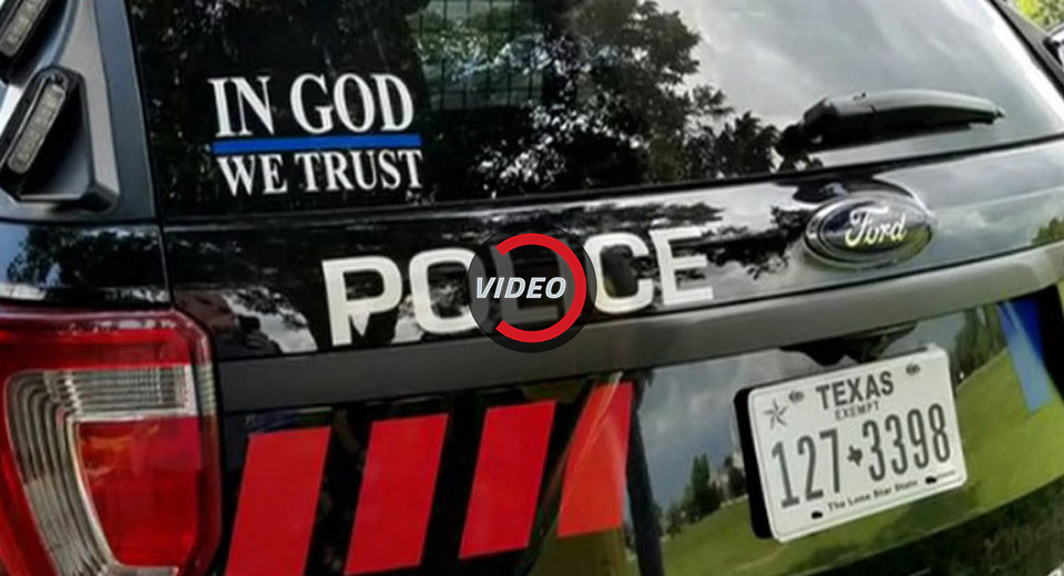  Texas City Sparks Controversy With “In God We Trust” Decals On Police Cars