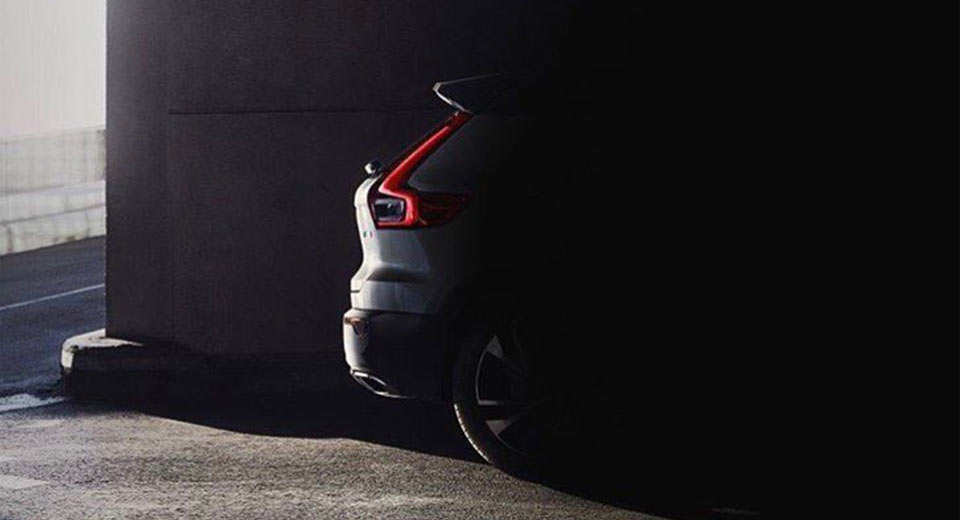 Volvo XC40 Flashes Its Rear End In Leaked Teaser