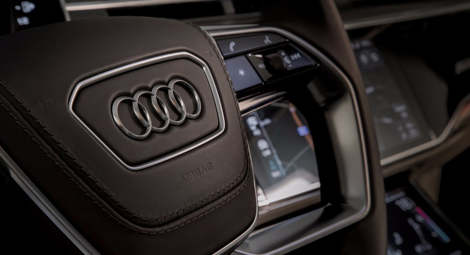  All-New A8 Teaser-Fest Continues As Audi Lets Journos Feel The Quality