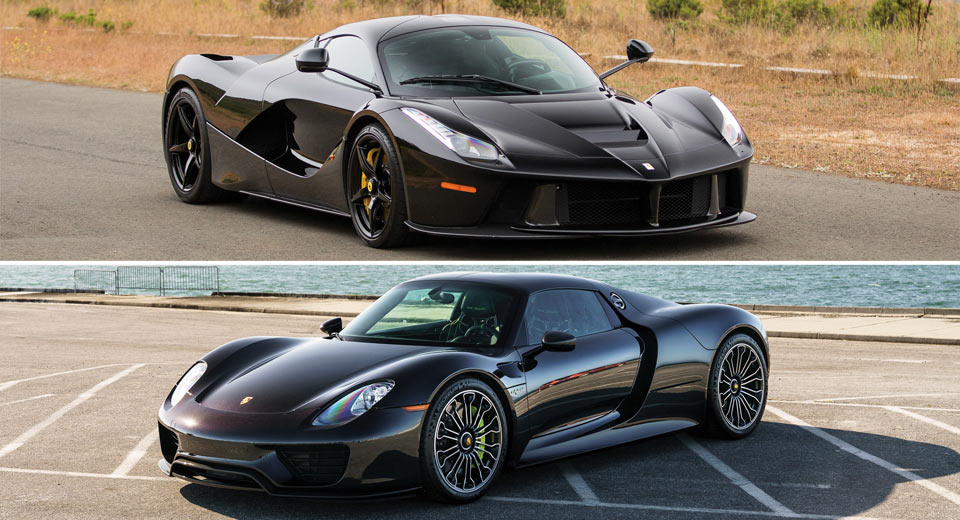  LaFerrari or Porsche 918: Choose Your Murdered-Out Hybrid Hypercar At Pebble Beach [66 Pics]