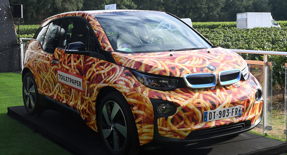  Someone Just Paid €100,000 For This Spaghetti-Plastered BMW i3