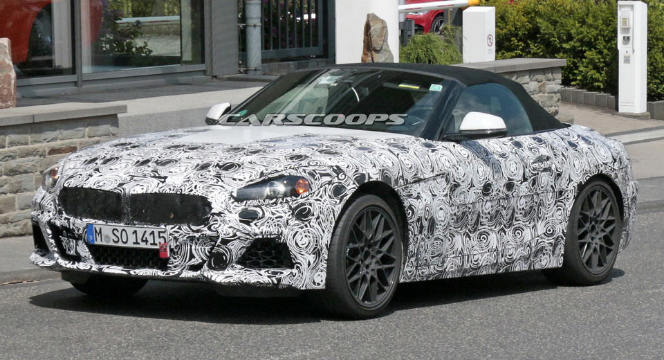  New BMW Z4 Spotted With Lighter Front Fascia Camouflage
