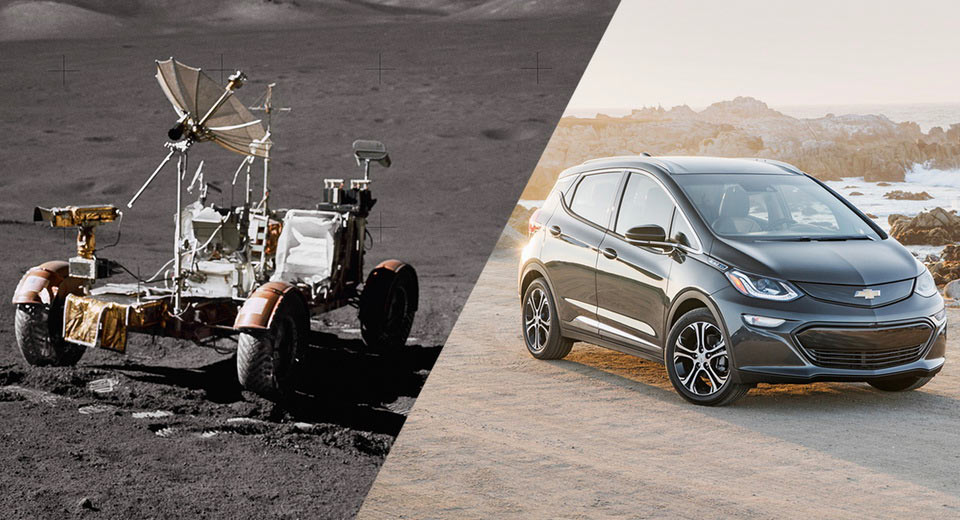  Chevy Comparing 2017 Bolt EV To 1971 Lunar Rover Is A Bit Far-Fetched