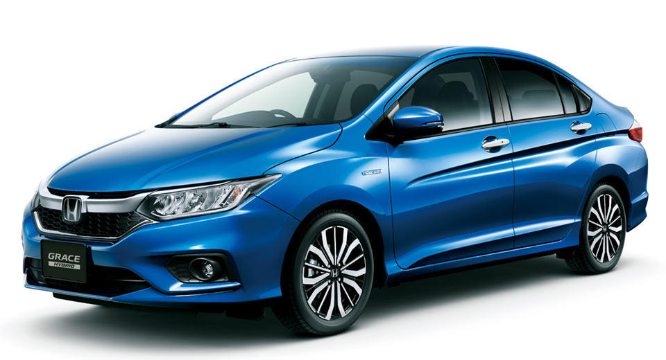  Honda Launches Updated Grace Aka The Fit Sedan In Japan