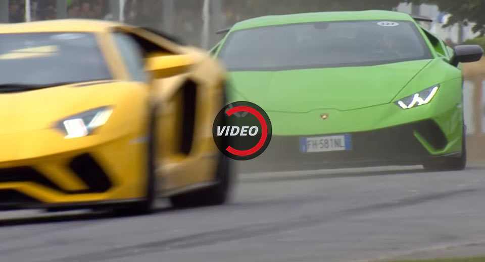 Lamborghini Huracan Performante And Aventador S Make Some Noise At Goodwood FoS