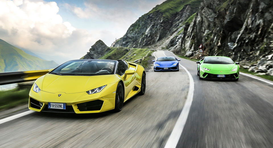  Lamborghini’s Bulls Conquer The Famous Transfagarasan Highway [w/Video]