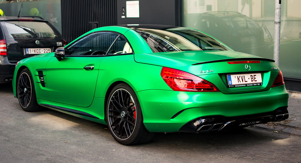  Mercedes-AMG SL 63 Also Knows How To Rock Green Hell Magno