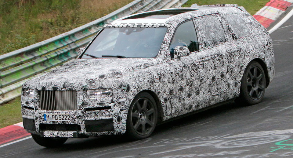  Rolls Royce Cullinan Looks So Out Of Place At The Nurburgring