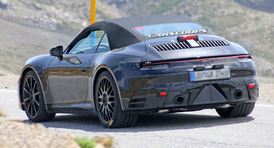  Sun’s Out, Guns Out: Next Porsche 911 Cabrio Spied Hot-Weather Testing