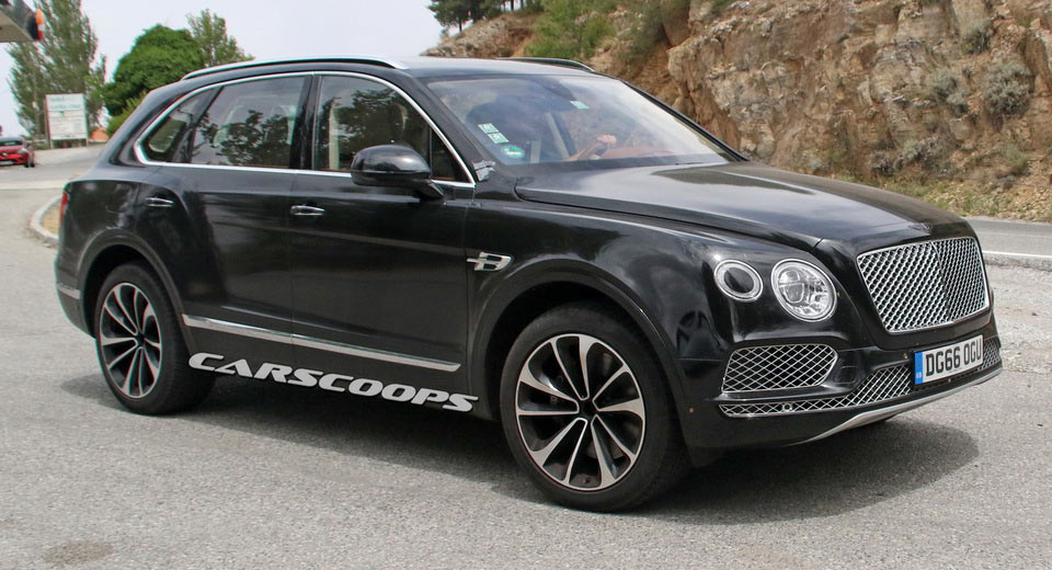  Spied: Plug-In Hybrid Bentley Bentayga Is Another First For The British Brand