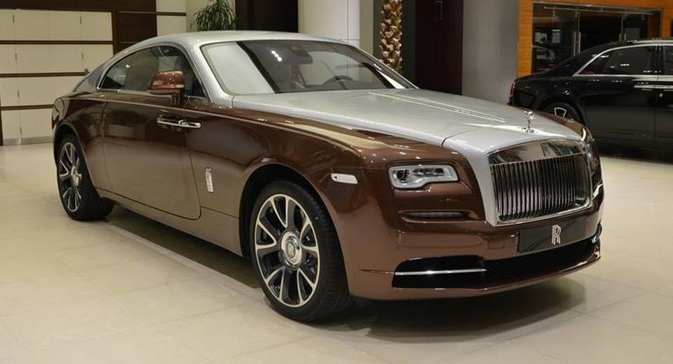  Bronze And Silver Rolls-Royce Wraith Is Perfect For The Middle East