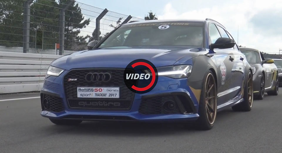 Tuned Audi RS6 Avant Sports A Massive Turbo And 900 HP