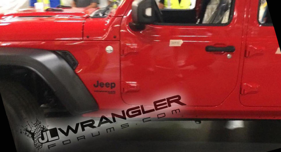 2018 Jeep Wrangler Unlimited Snapped On The Factory Floor
