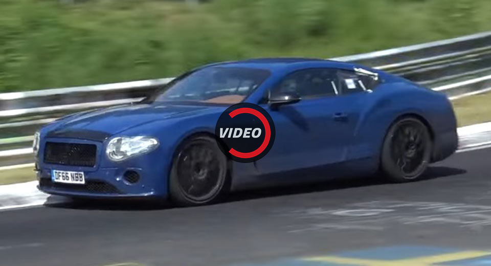  All-New Bentley Continental GT Snapped In Action At The Nurburgring