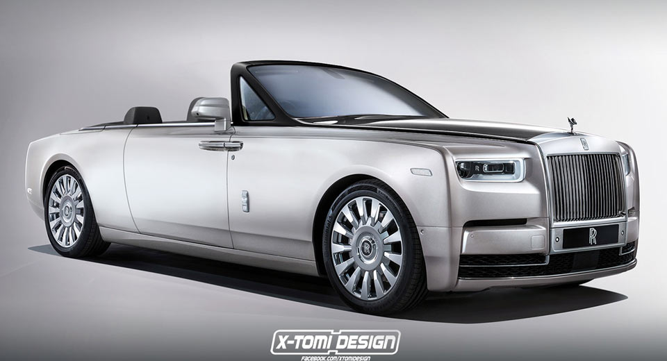 New Rolls-Royce Phantom Lowers Its Roof, Becomes Drophead Coupe
