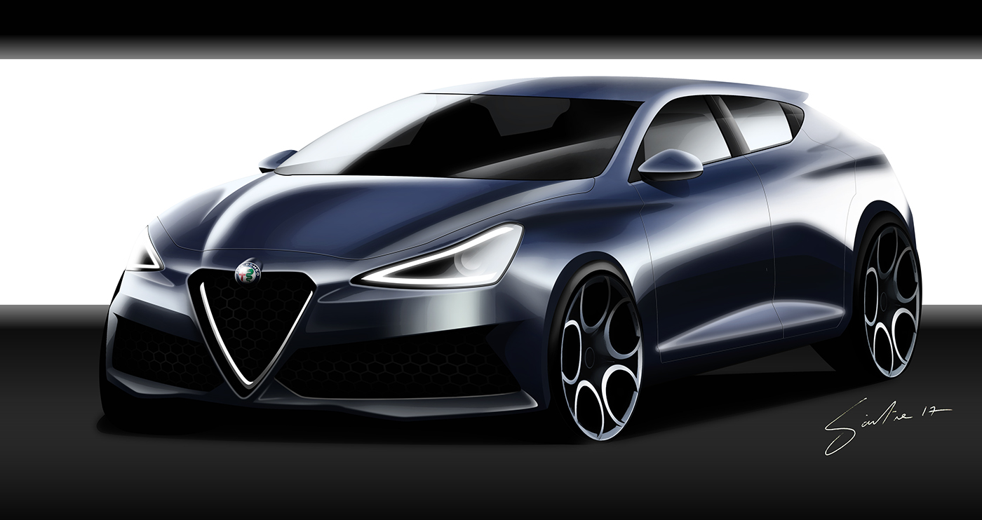 Next-gen Alfa Romeo Giulietta Rendered as Premium Product, Looks