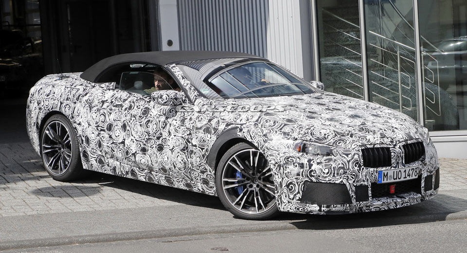  BMW Takes M8 Convertible Prototype Out For A Spin