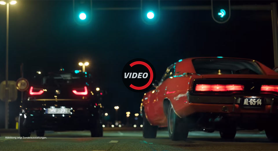  BMW i3s Races A Classic Dodge Charger