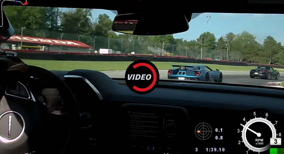 Chevy Camaro ZL1 Keeps Pace With The Ford GT At Mid-Ohio