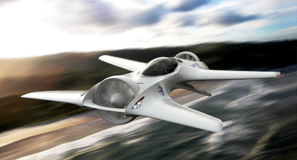  DeLorean Entering The Future With A Flying Car