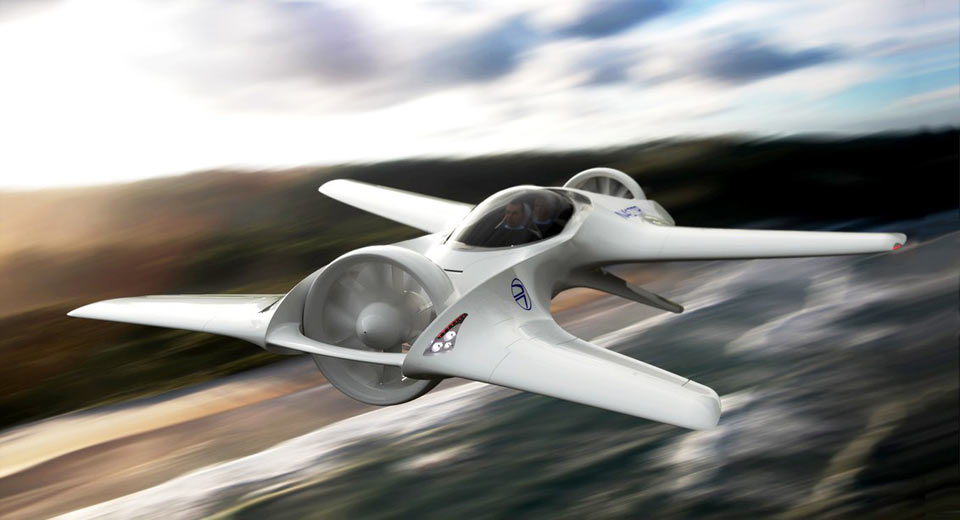 DeLorean Entering The Future With A Flying Car