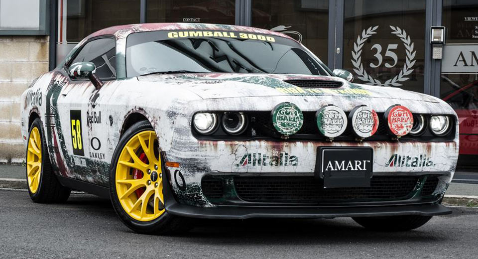  This Dodge Challenger Hellcat Dresses Up As A Rally Car