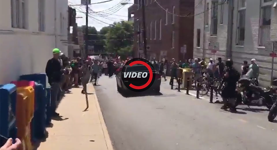  Dodge Challenger Plows Through Protestors In Charlottesville