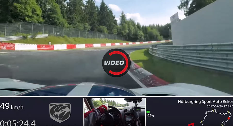  Watch The Dodge Viper ACR Set A 7:03 Nurburgring Lap