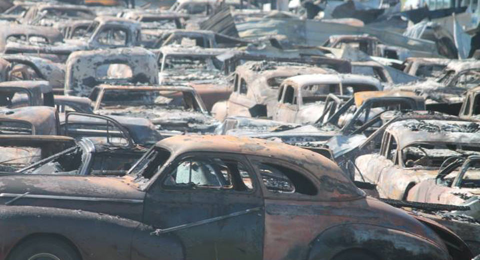  Over 150 Classic Cars Destroyed After Illinois Dealer Fire