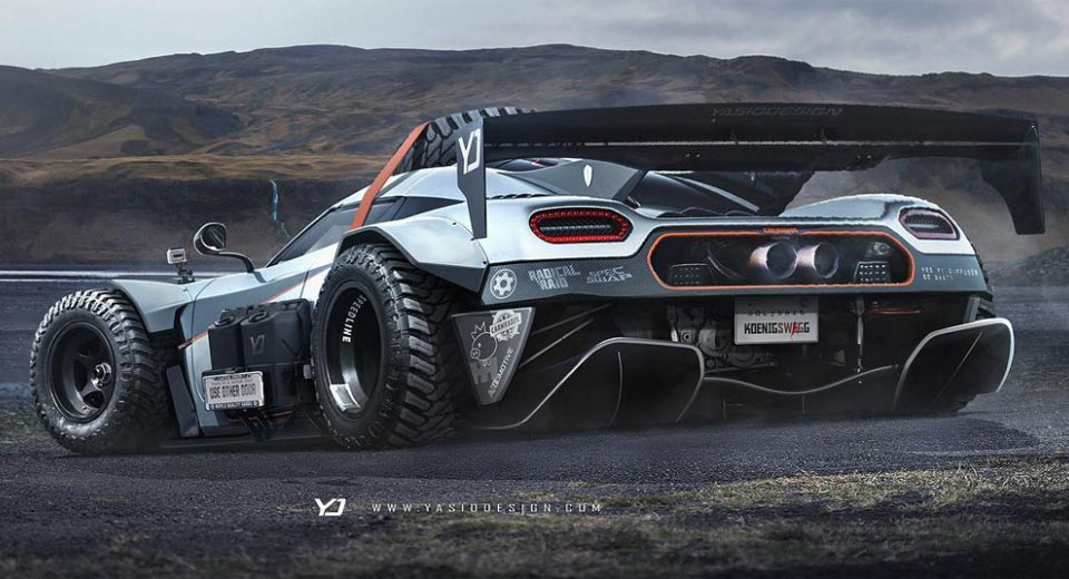  Koenigsegg One:1 Turns Into An Apocalyptic Off-Roader