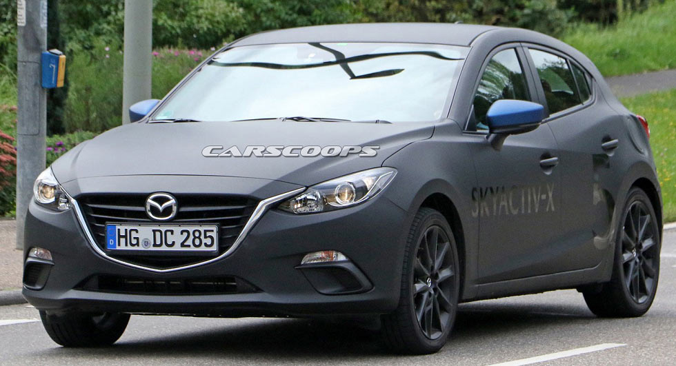  New Mazda3 Prototype Spied With A Skyactiv-X Engine