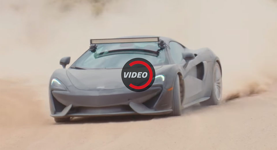  Taking Two McLaren 570GTs Off Road Looks Like Amazing Fun
