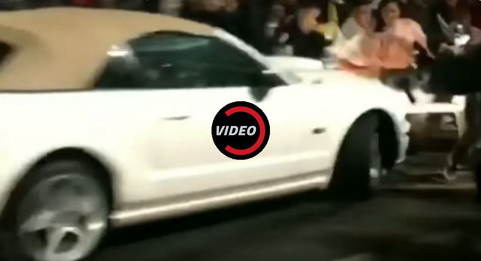Ford Mustang Crashes Into A Crowd Of Spectators In California