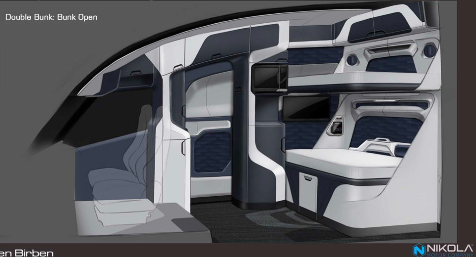  Nikola Previews The Interior Of Its Hydrogen Truck