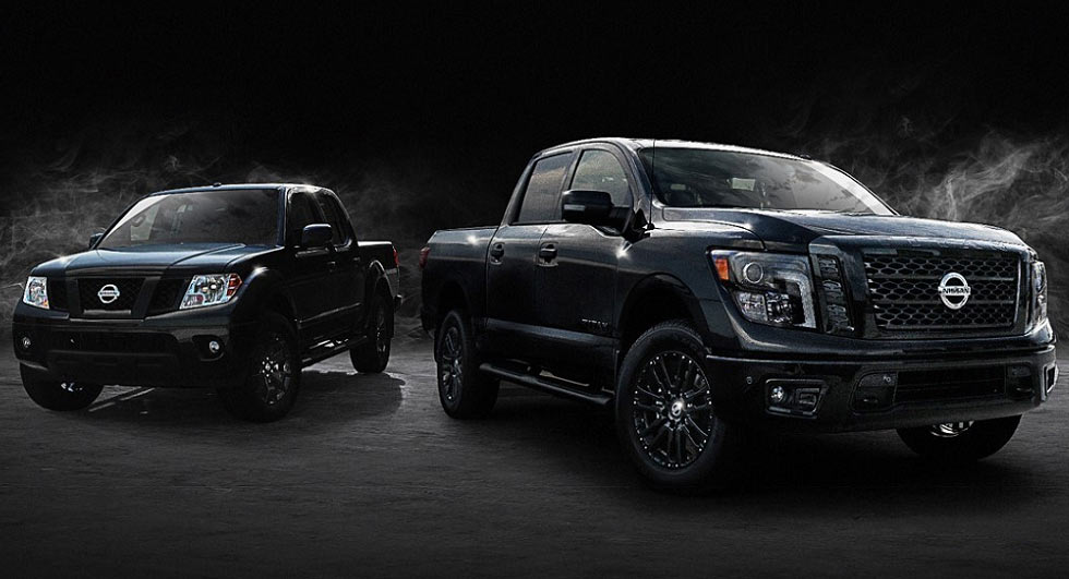  Nissan Introduces Midnight Editions Of The Frontier, Titan, And Titan XD