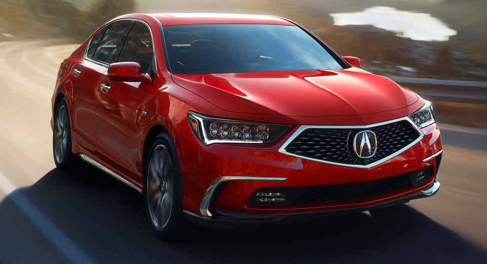  2018 Acura RLX Breaks Cover With New Face And More Tech
