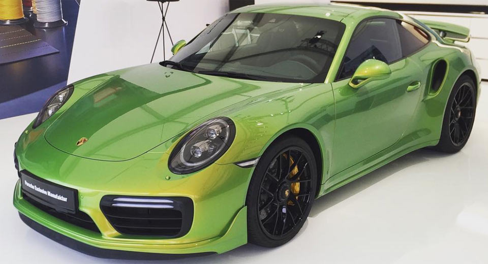  The Paint Of This Porsche 911 Turbo S Costs Nearly $100,000