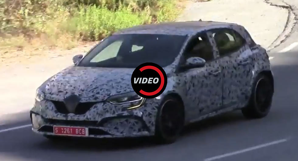  Renault Megane RS Caught Undergoing Testing In Europe
