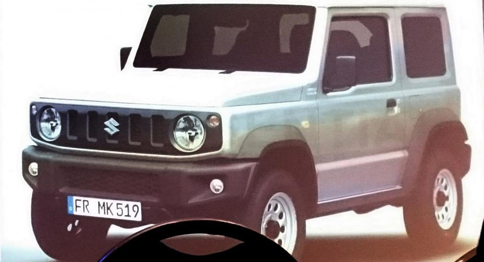  2019 Suzuki Jimny Leaks Looking Oh-So Familiar