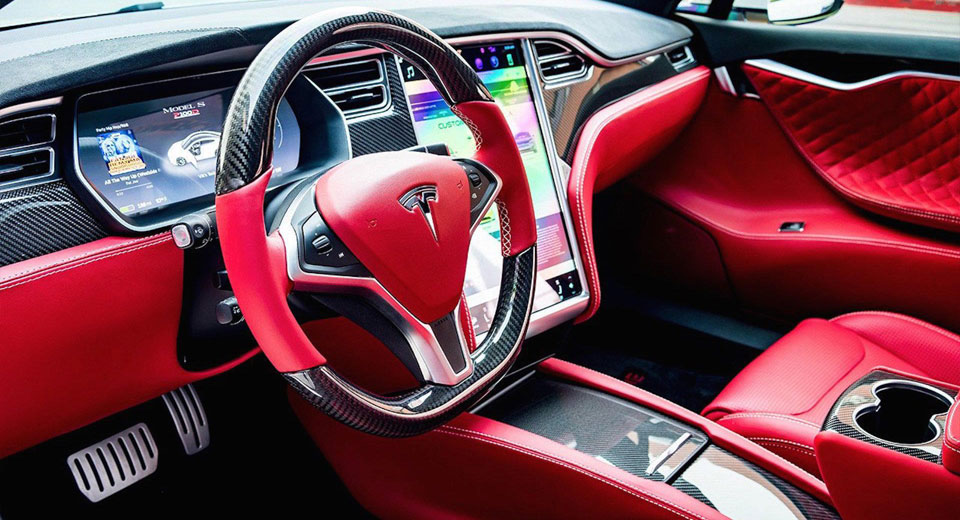  T Sportline Can Trim Your Tesla In Real Luscious Leather