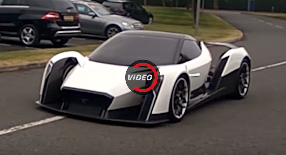 Vanda Dendrobium Electric Hypercar Filmed Testing On The Road