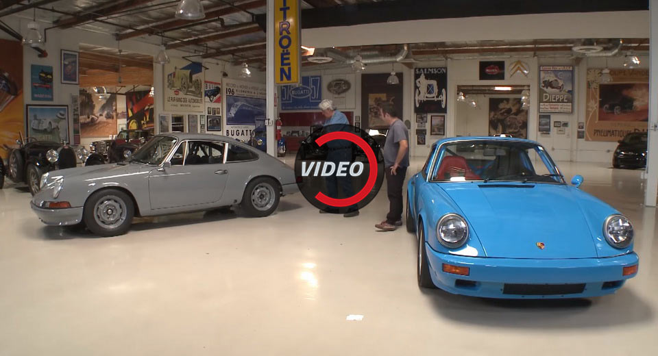  Workshop 5001 Visits Jay Leno With A Pair Of Beautiful Reborn 911s