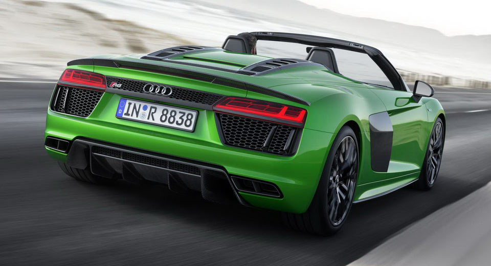 Audi R8 V10 Plus Spyder Making U.S. Debut This Friday At The Quail